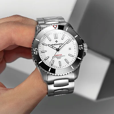 Venezianico Nereide 42 Ceramica Automatico Canova Bracelet 4221502C