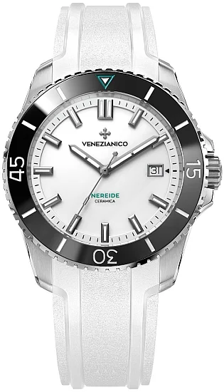 Venezianico Nereide 42 Ceramica Enamel Bianco Automatico 4521531