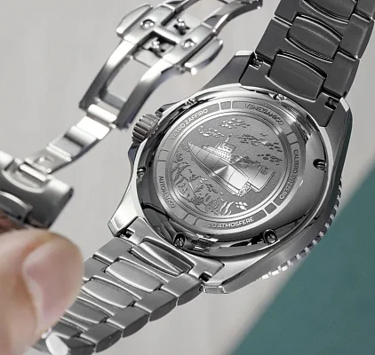 Venezianico Nereide 42 Ceramica Enamel Nero Automatico Canova Bracelet 4521530C