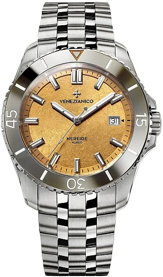 Venezianico Nereide Aureo 42 Automatico Sansovino Bracelet 4521590S