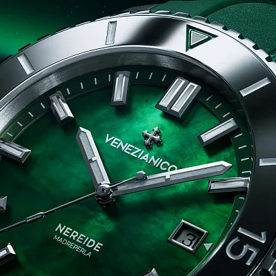 Venezianico Nereide Avventurina Tungsteno 42 Automatico Madreperla The Northern Lights Borealis 4521540