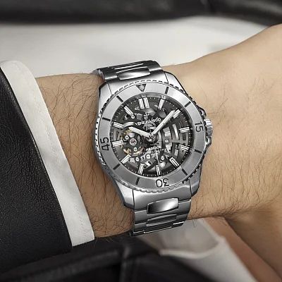 Venezianico Nereide Ultraleggero 42 Automatico Canova Bracelet Skeleton 3921508C