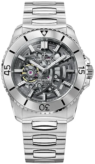 Venezianico Nereide Ultraleggero 42 Automatico Canova Bracelet Skeleton 3921508C