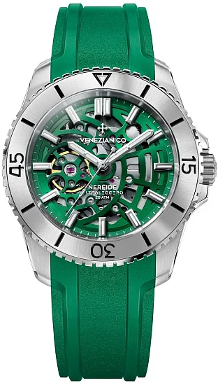 Venezianico Nereide Ultraleggero 42 Automatico Skeleton Green 3921507