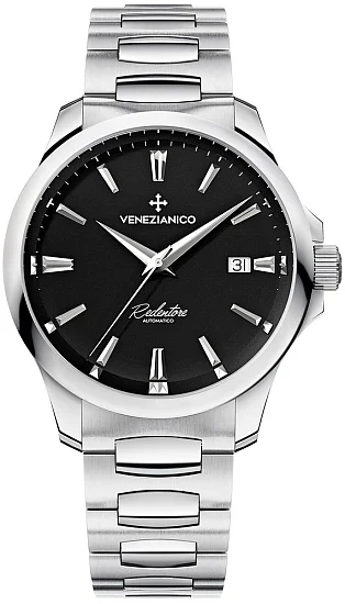 Venezianico Redentore 40 Automatico Black Canova Bracelet 1221504C