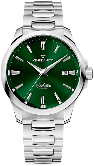 Venezianico Redentore 40 Automatico Green Canova Bracelet 1221501C