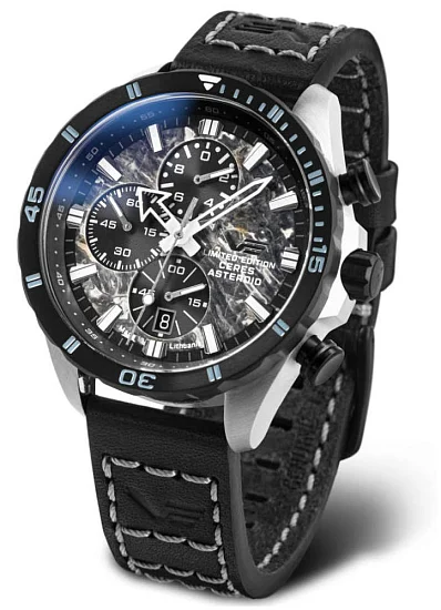 Vostok Europe Almaz Space Station Chrono Quartz Ceres Asteroid Limited Edition 6S10-320E693