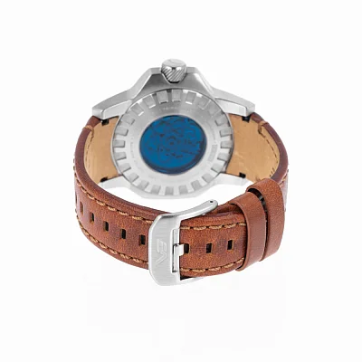 Vostok Europe Atomic Age Automatic GMT Brown Leather Straps Set NH34-640A701