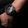  Zdjęcie 7 Vostok Europe Batiscafos Quartz Chrono Date Black Leather Straps Set 6S21-511A771