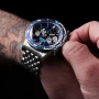  Zdjęcie 3 Vostok Europe Batiscafos Quartz Chrono Date Blue Leather Straps Set 6S21-511A772