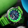  Zdjęcie 3 Vostok Europe Expedition Northpole Solar Chrono Date Black Rubber Straps Set VR42-595A733