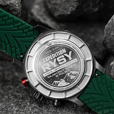 Vostok Europe Expedition Southpole Quartz Chrono Góry Rysy Limited Edition Straps Set VK67-592D499