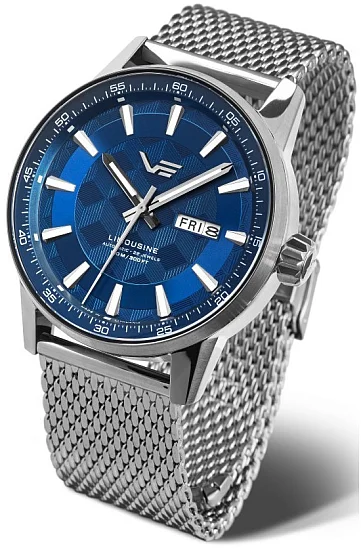 Vostok Europe Limousine 20 Automatic Day-Date Mesh YN56-561A799B
