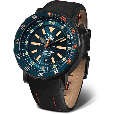 Vostok Europe Lunokhod 2 Automatic Date Blue Rubber Strap Set NH35A-620C633