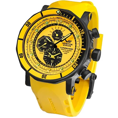 Vostok Europe Lunokhod 2 Quartz Chrono Day-Date Straps Set YM86-620C504