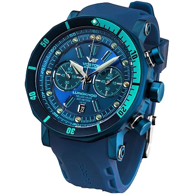 Vostok Europe Lunokhod 2 Quartz Chrono Date Straps Set 6S21-620E278
