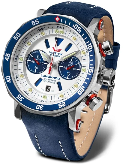 Vostok Europe Lunokhod 2 Quartz Chrono Date Straps Set 6S21-620A630