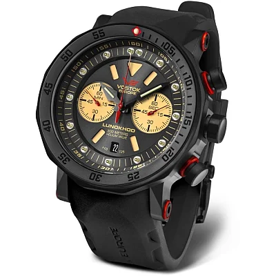 Vostok Europe Lunokhod 2 Quartz Chrono Date Straps Set 6S21-620C629