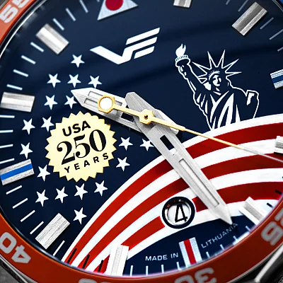 Vostok Europe N1 Rocket Automatic Date USA 250th Anniversary Limited Edition NH35A-225AS22