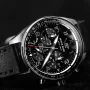  Zdjęcie 3 Vostok Europe Space Race Quartz Chrono Date Black Leather Strap 6S20-325A741