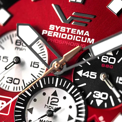 Vostok Europe Systema Periodicum Quartz Chrono Date Straps Set VK67-650E724