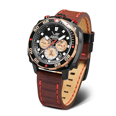 Vostok Europe Systema Periodicum Quartz Chrono Date Straps Set VK67-650E721