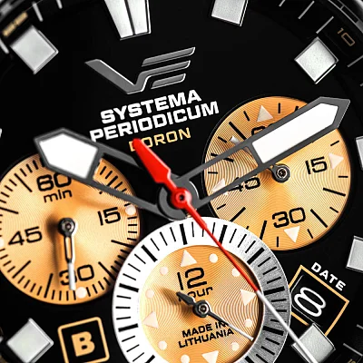 Vostok Europe Systema Periodicum Quartz Chrono Date Straps Set VK67-650E721