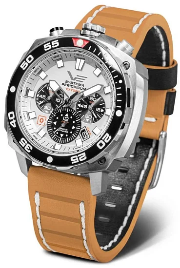 Vostok Europe Systema Periodicum Quartz Chrono Date Straps Set VK67-650A722