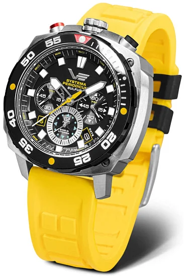 Vostok Europe Systema Periodicum Quartz Chrono Date Straps Set VK67-650E725