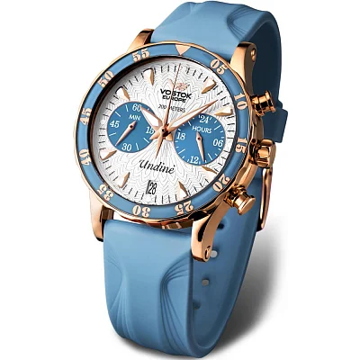 Vostok Europe Undine Lady Quartz Chrono Date Straps Set VK64-515B527