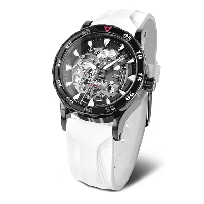 Vostok Europe Undine Lady Quartz Chrono Date Straps Set NH72-515D766