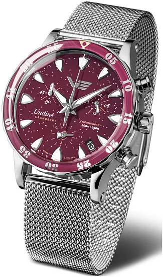 Vostok Europe Undine Lady Quartz Chrono Date Bracelet & Straps Set VK68-515A774B