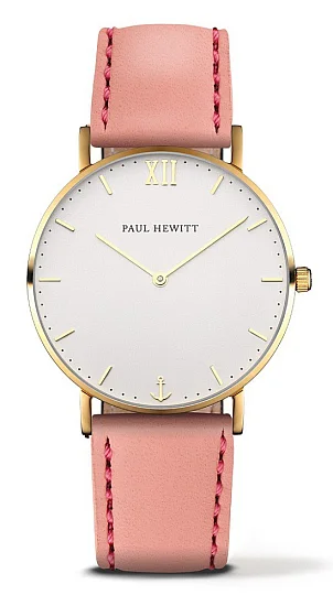 Paul Hewitt Sailor Line Gold White Sand Leather Aurora PH-SA-G-ST-W-24M