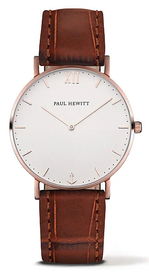 Paul Hewitt Sailor Line Rose White Sand Leather Brown PH-SA-R-ST-W-14M