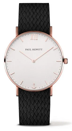 Paul Hewitt Sailor Line Rose White Sand Perlon Black PH-SA-R-ST-W-21M