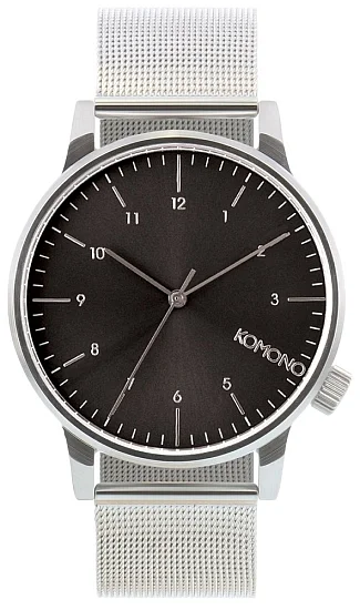 Komono Winston Royale Silver-Blue Mesh KOM-W2357