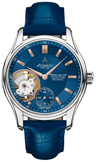 Atlantic Worldmaster 1888 Lusso Manufacture Open Heart Blue Limited Edition 529514151R