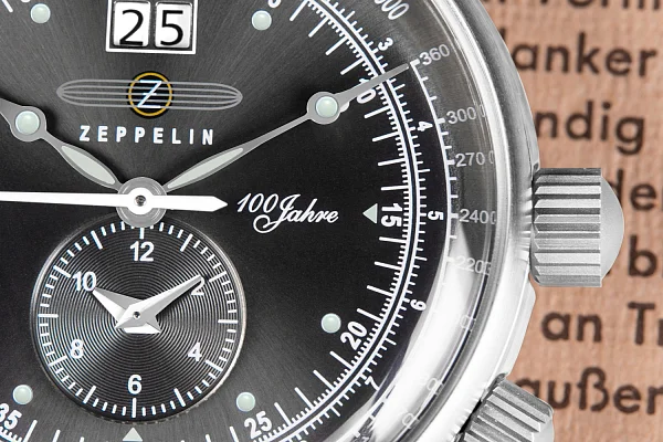 Zeppelin 100 Years Zeppelin Quartz Big Date GMT ZE-7640-2