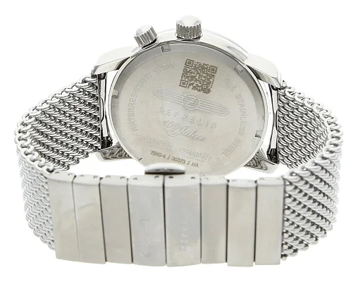 Zeppelin 100 Years Zeppelin Quartz Big Date GMT Mesh ZE-7640M-4