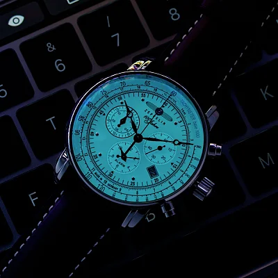 Zeppelin 100 Years Zeppelin Quartz Chrono Alarm ZE-8680-3