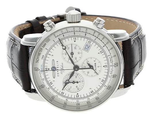 Zeppelin 100 Years Zeppelin Quartz Chrono Alarm ZE-7680-1