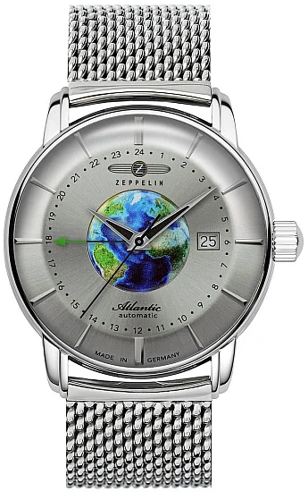 Zeppelin Atlantic Automatic GMT Mesh ZE-8468M-1