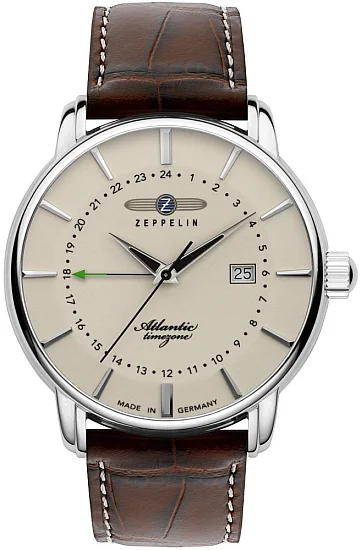 Zeppelin Atlantic Quartz Timezone GMT ZE-8442-5