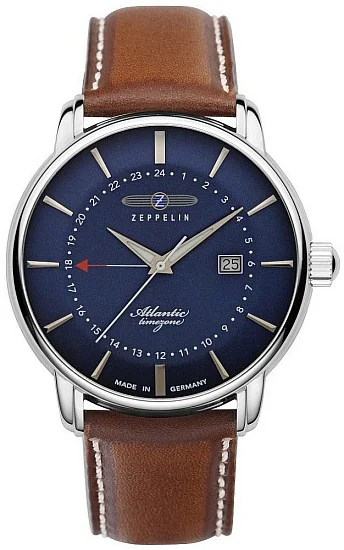 Zeppelin Atlantic Quartz Timezone GMT ZE-8442-3