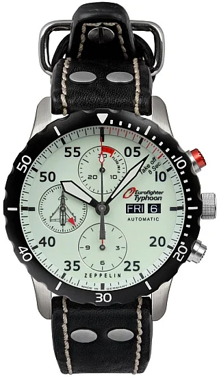 Zeppelin Eurofighter Automatic Chrono Day-Date Valjoux Limited Edition ZE-7218-5