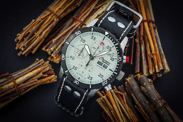 Zeppelin Eurofighter Automatic Chrono Day-Date Valjoux Limited Edition ZE-7218-5