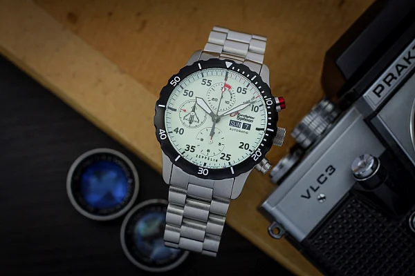 Zeppelin Eurofighter Automatic Chrono Day-Date Valjoux Limited Edition ZE-7218M-5
