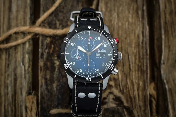 Zeppelin Eurofighter Automatic Chrono Day-Date Valjoux Limited Edition ZE-7218-3
