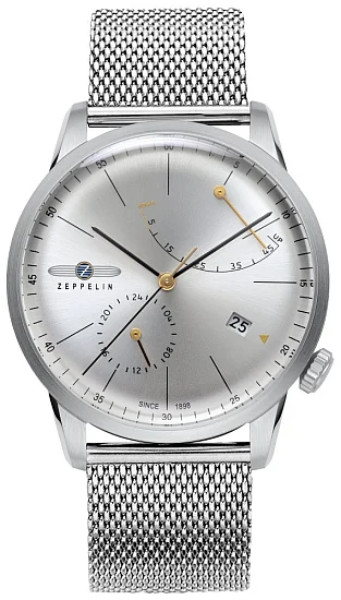 Zeppelin Flatline Automatic GMT Power Reserve Mesh ZE-7366M-4