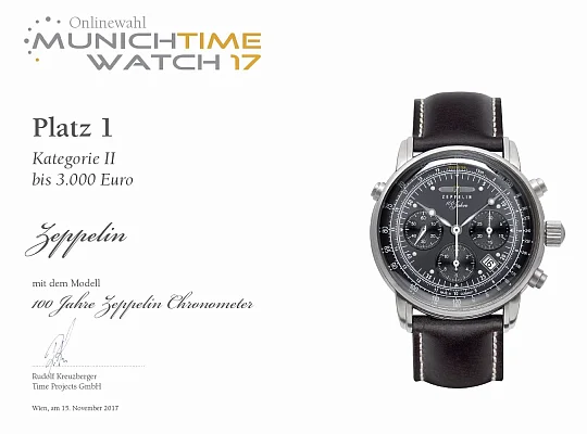 Zeppelin Glashuette Observatory Chronometer Automatic Chrono Valjoux ZE-7620-2